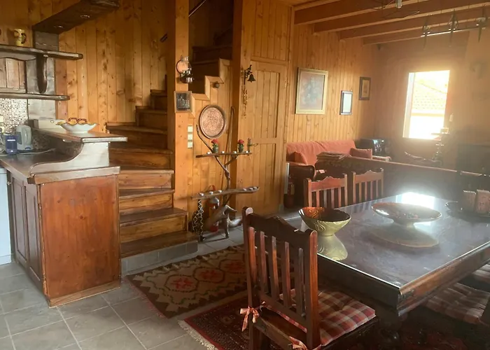 Chalet Wooden In Woods