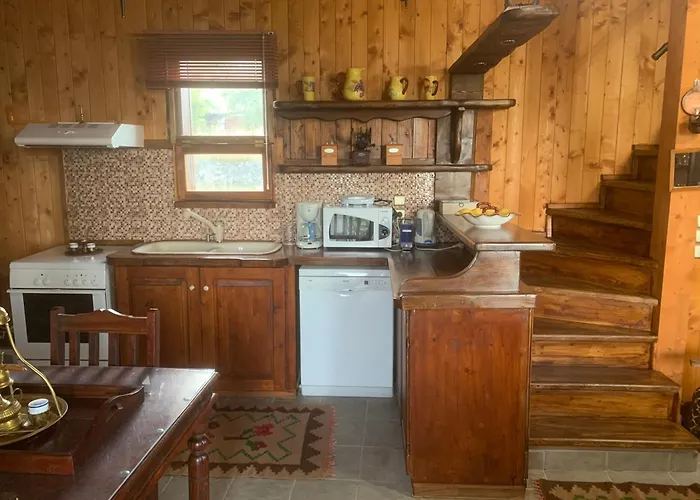 Chalet Wooden In Woods *