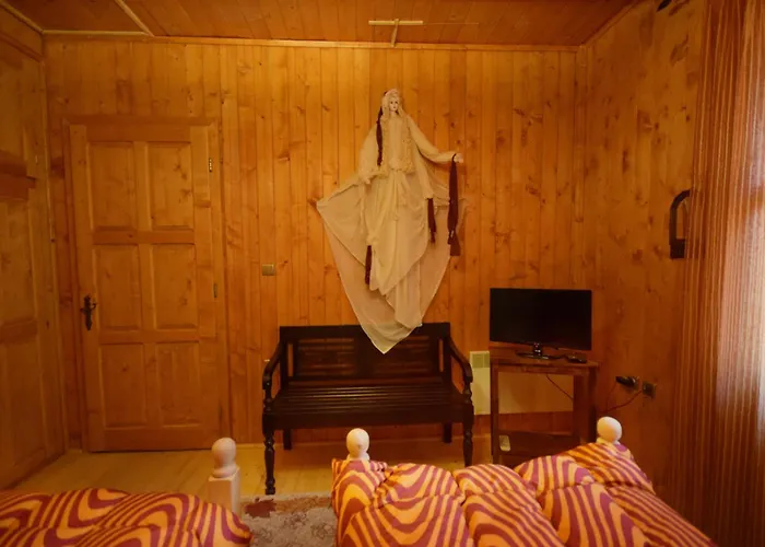 Chalet Wooden In Woods