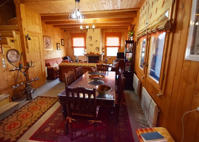 Chalet Wooden In Woods *